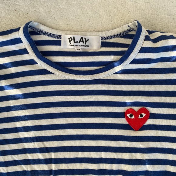 COMME DES GARCONS PLAY WOMEN'S LONG SLEEVE HEART - Picture 5 of 8